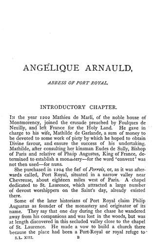 Tapa de Angélique Arnauld