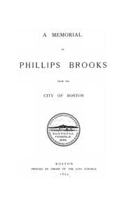 Tapa de A memorial of Phillips Brooks from the City of Boston