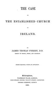 Tapa de The case of the Established Church of Ireland