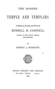Tapa de The modern temple and templars