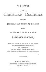 Tapa de Views of Christian doctrine held by the religious Society of Friends