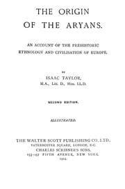 Tapa de The origin of the Aryans