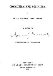 Tapa de Communism and socialism in their history and theory, a sketch