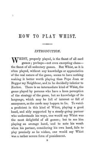 Tapa de How to play whist