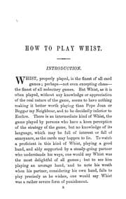 Tapa de How to play whist