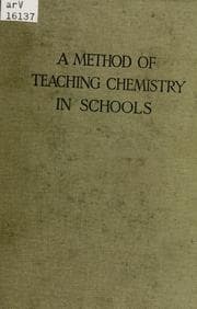 Tapa de A method of teaching chemistry in schools
