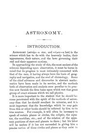 Tapa de Astronomy for students and general readers