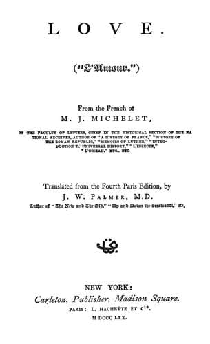 Tapa de Love ("L'amour")