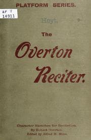 Tapa de The Overton reciter