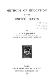 Tapa de Methods of education in the United States