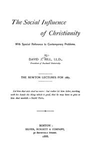 Tapa de The social influence of Christianity