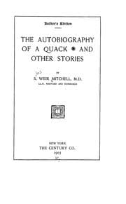 Tapa de The autobiography of a quack, and other stories