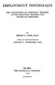 Tapa de Employment psychology