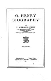 Tapa de O. Henry biography