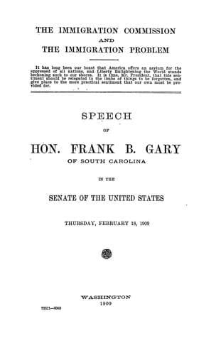 Tapa de [Immigration pamphlets]
