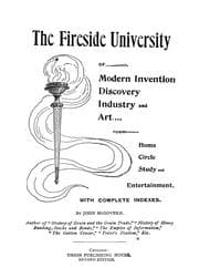 Tapa de The fireside university of modern invention, discovery, industry and art for home circle study and entertainment