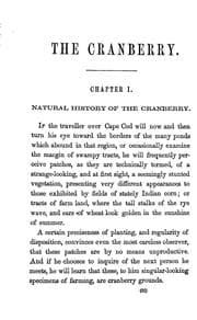 Tapa de A complete manual for the cultivation of the cranberry