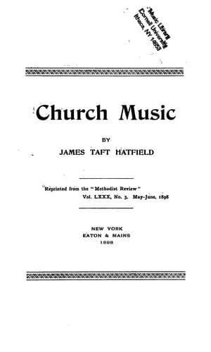 Tapa de Church music