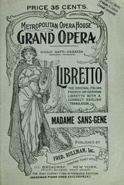 Tapa de Madame Sans-Gêne