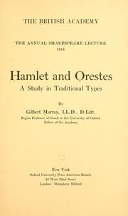 Tapa de Hamlet and Orestes