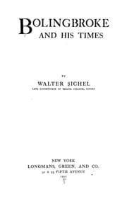 Tapa de Bolingbroke and his times