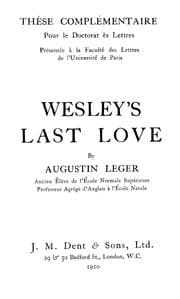 Tapa de Wesley's last love