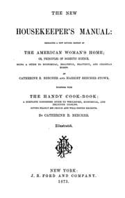 Tapa de The new housekeeper's manual