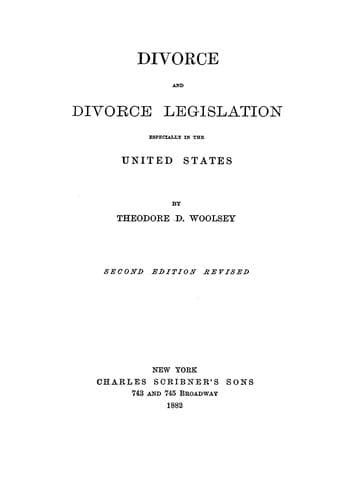 Tapa de Divorce and divorce legislation
