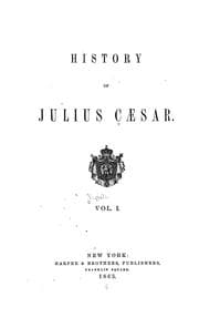 Tapa de History of Julius Caesar