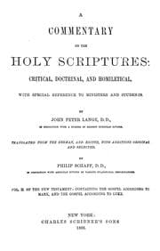 Tapa de A commentary on the Holy Scriptures: critical, doctrinal, and homiletical