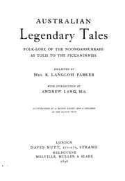 Tapa de Australian legendary tales