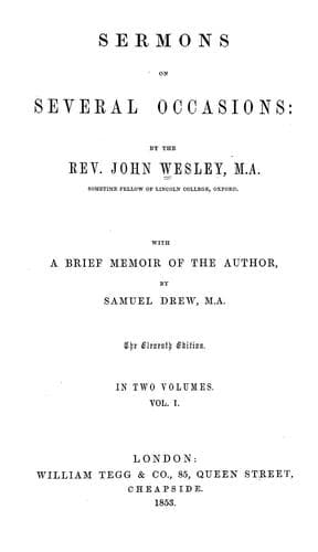 Tapa de Sermons on several occasions