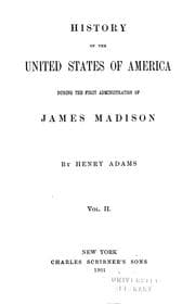 Tapa de History of the United States of America during the first administration of Thomas Jefferson