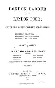 Tapa de London Labour and the London Poor (Vol. II)