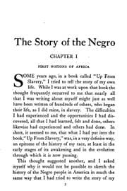 Tapa de The story of the Negro