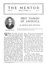 Tapa de First families of America