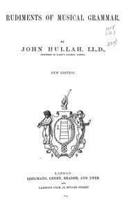 Tapa de Rudiments of musical grammar