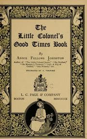 Tapa de The Little Colonel's good times book