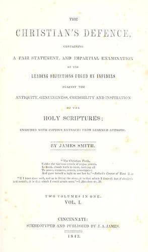 Tapa de The Christian's defense