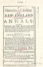 Tapa de A chronological history of New-England in the form of annals