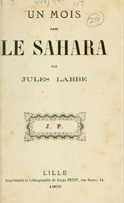 Tapa de Un mois dans le Sahara