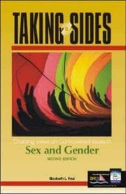 Tapa de Taking Sides Clashing Views on Controversial Issues in Sex and Gender (Taking Sides : Clashing Views on Controversial Issues in Sex and Gender)