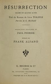 Tapa de Résurrection