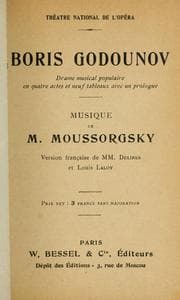 Tapa de Boris Godounov