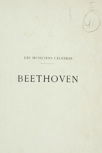 Tapa de Beethoven