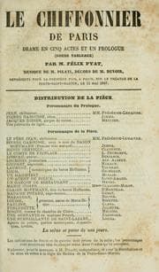 Tapa de [Théâtre