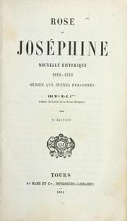 Tapa de Rose et Joséphine