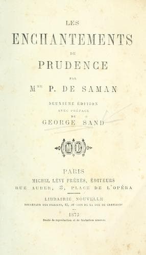 Tapa de Les enchantements de Prudence
