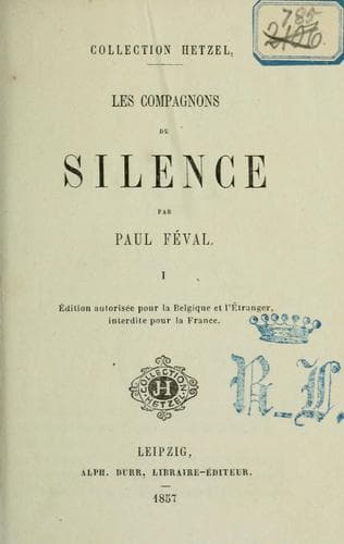 Tapa de compagnons du silence