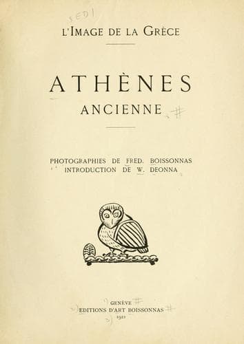 Tapa de Athènes ancienne